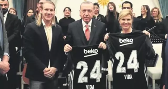 Cumhurbaşkanı Erdoğan, Domagoj Vida'dan 3 Çocuk Yapmasını İstedi!