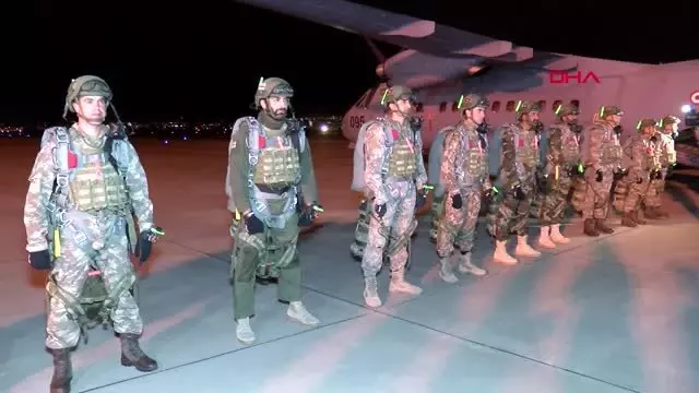 Kayseri 'Erciyes 2019' Tatbikatı Gece Atlayışıyla Başladı