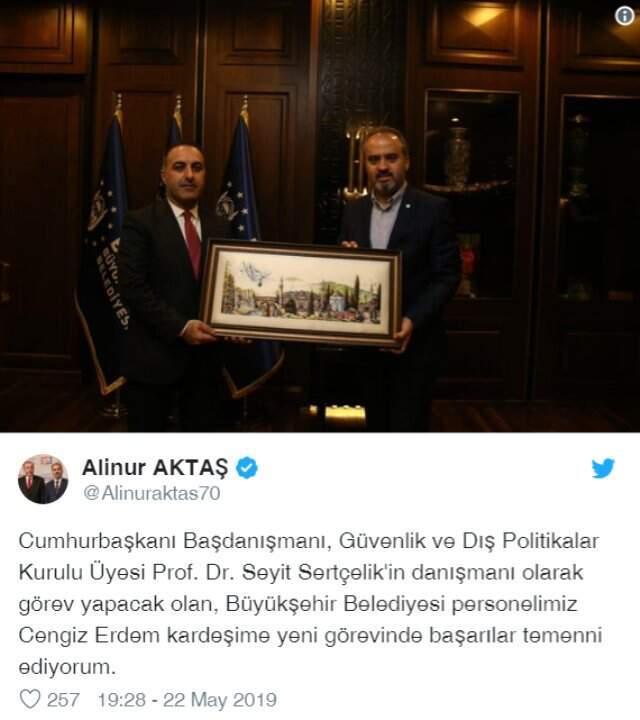 Cumhurbaşkanı Danışmanının, Danışmanı Oldu