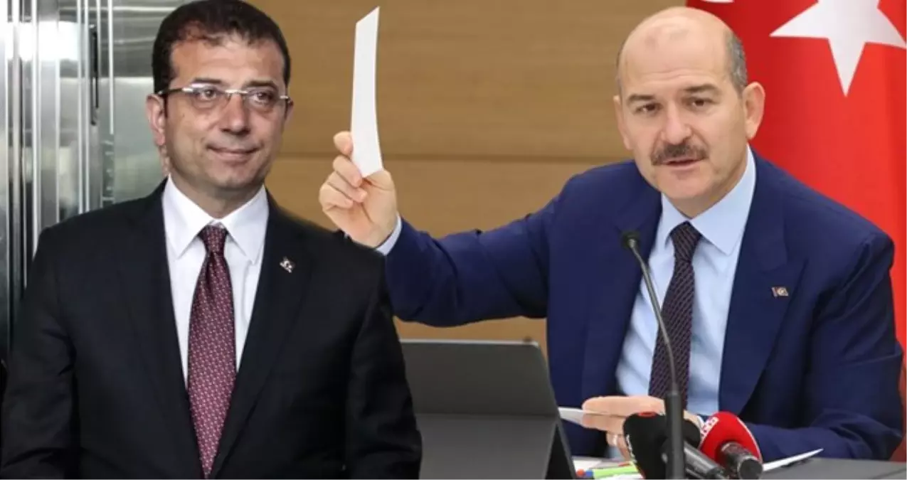 Bakan Soylu'dan, İmamoğlu'na 'Demirtaş' Tepkisi: 3 Tane Oy Alacağım Diye 'Politikasını Beğeniyorum' Demekle Olmaz