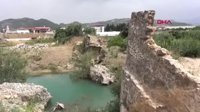 ANTALYA Tarihi köprü restore ediliyor ANTALYA Tarihi köprü restore ediliyor