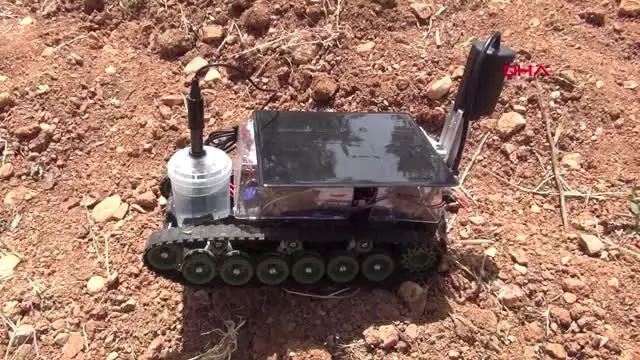 KAHRAMANMARAŞ Bin lira harcayarak toprak analizi yapan robot geliştirdiler