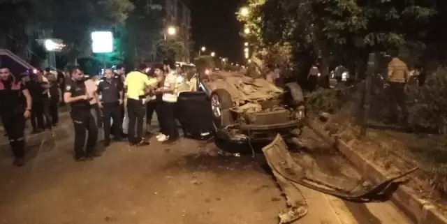 Otomobil takla attı: 1 Yaralı