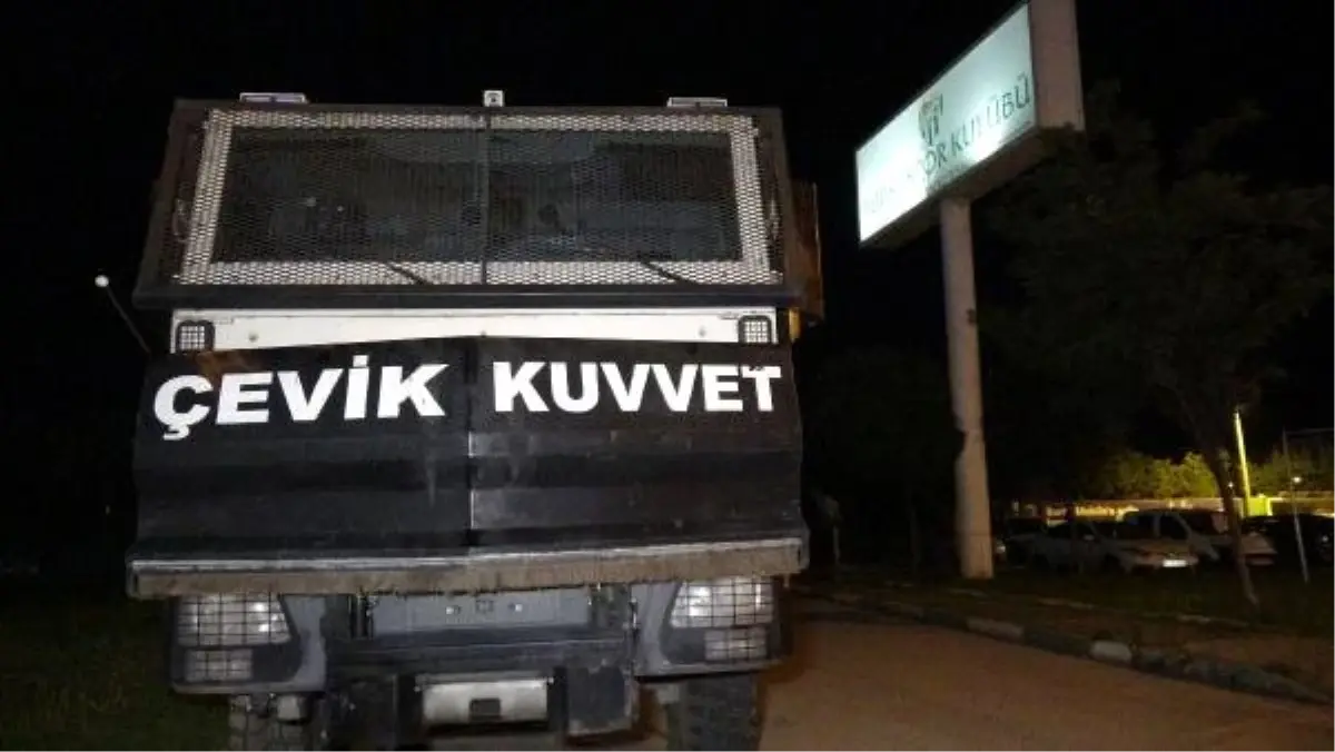 Bursaspor'un tesislerinde yoğun güvenlik önlemi