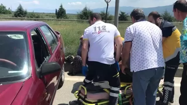 Orhangazi'de trafik kazası: 2 yaralı
