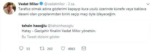 Vedat Milor'dan Güldüren Hatayspor-Gazişehir Gaziantep Maçı Yorumu