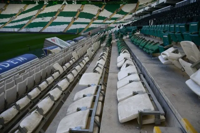 Bursaspor'un stadyumunda 1.5 milyon TL'lik zarar