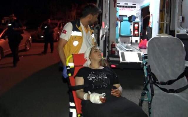 Cinnet getiren cani koca karısına bıçakla saldırıp yaraladı