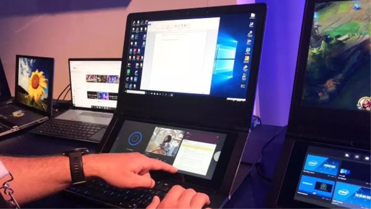 Intel'in Oyuncuları Şimdiden Heyecanlandıran 'Çift Ekranlı' Dizüstü Bilgisayarı
