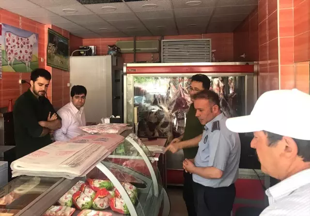 Bafra'da fırın ve kasaplar denetlendi Bafra'da fırın ve kasaplar denetlendi