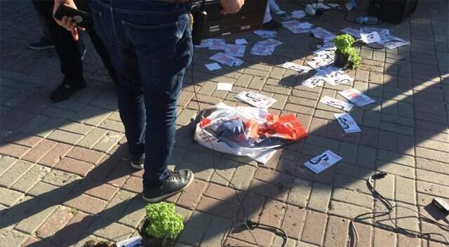 CHP'nin seçim çadırına peş peşe 2 saldırı düzenlendi, bir kişi darp edildi
