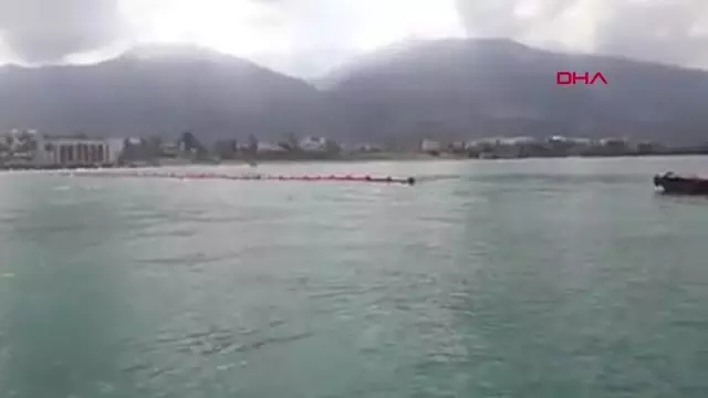 HATAY Körfez'de deniz kirliliği acil müdahale tatbikatı