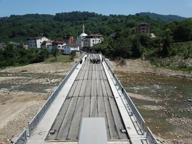 Selde yıkılan Kaleönü Köprüsü hizmete giriyor
