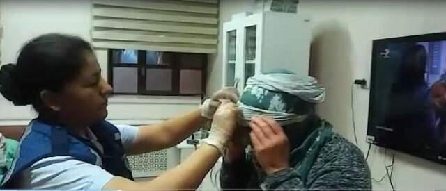 Çorum'da zabıta ile dilenci kadınlar arasında arbede