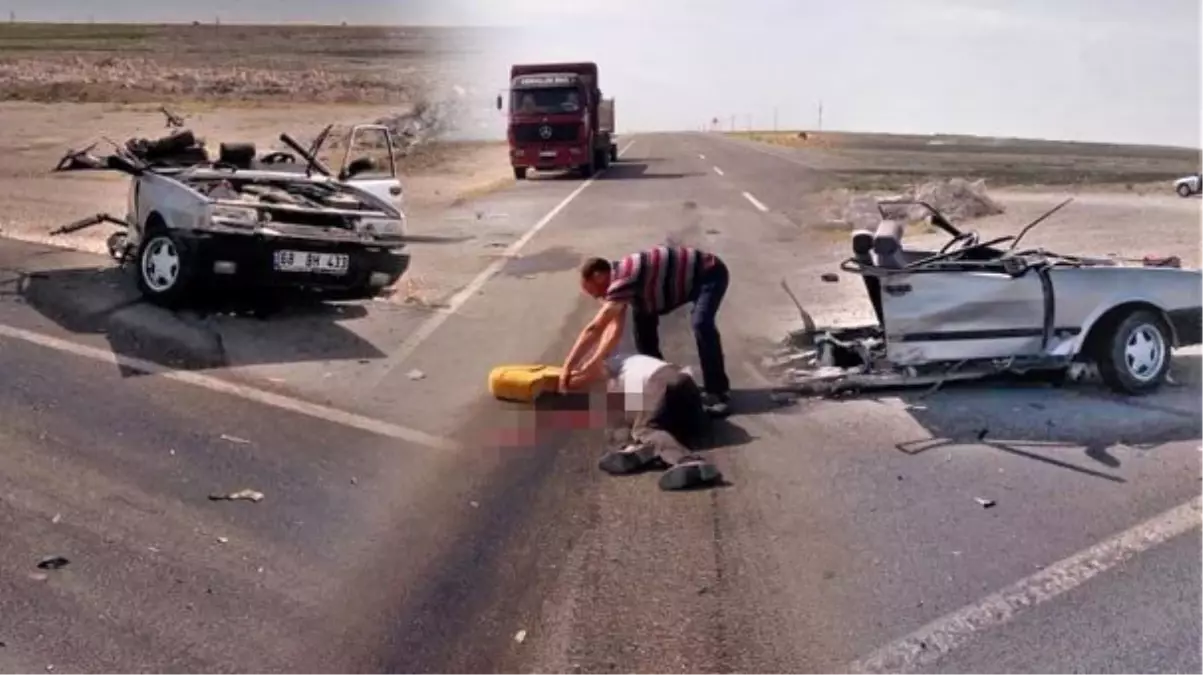 LGS'ye giderken kaza geçirdiler: Otomobil ortadan ikiye bölündü