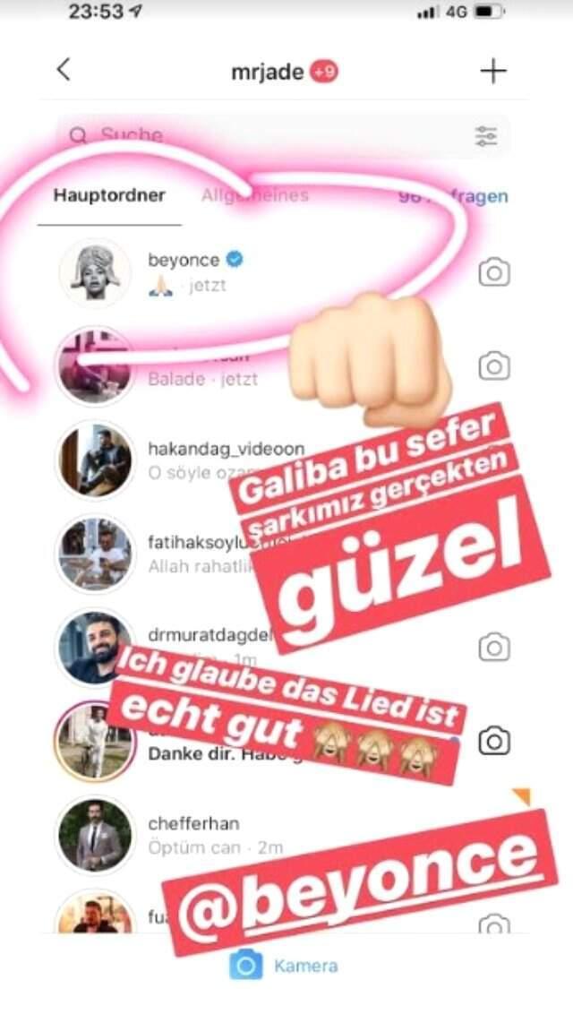 Dünyanın tek numarası Beyonce Mr.Jade hayranı çıktı