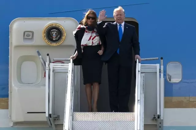 Trump, İngiltere temaslarına başlıyor Trump, İngiltere temaslarına başlıyor
