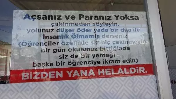 Bu lokantada hesap sorulmuyor Bu lokantada hesap sorulmuyor