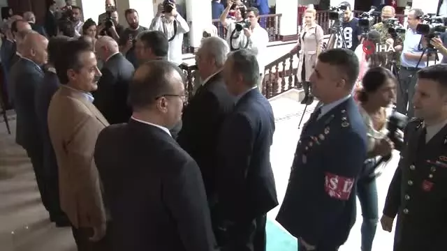 Bursa protokolü bayramlaştı Bursa protokolü bayramlaştı