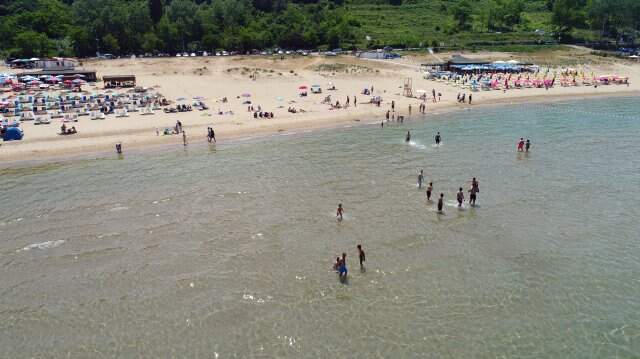 İstanbullular şehri terk etti, Şile plajları boş kaldı