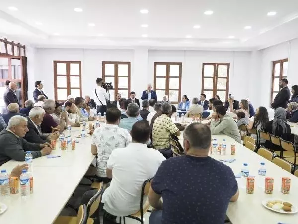 Binali Yıldırım'dan baba ocağına sürpriz ziyaret