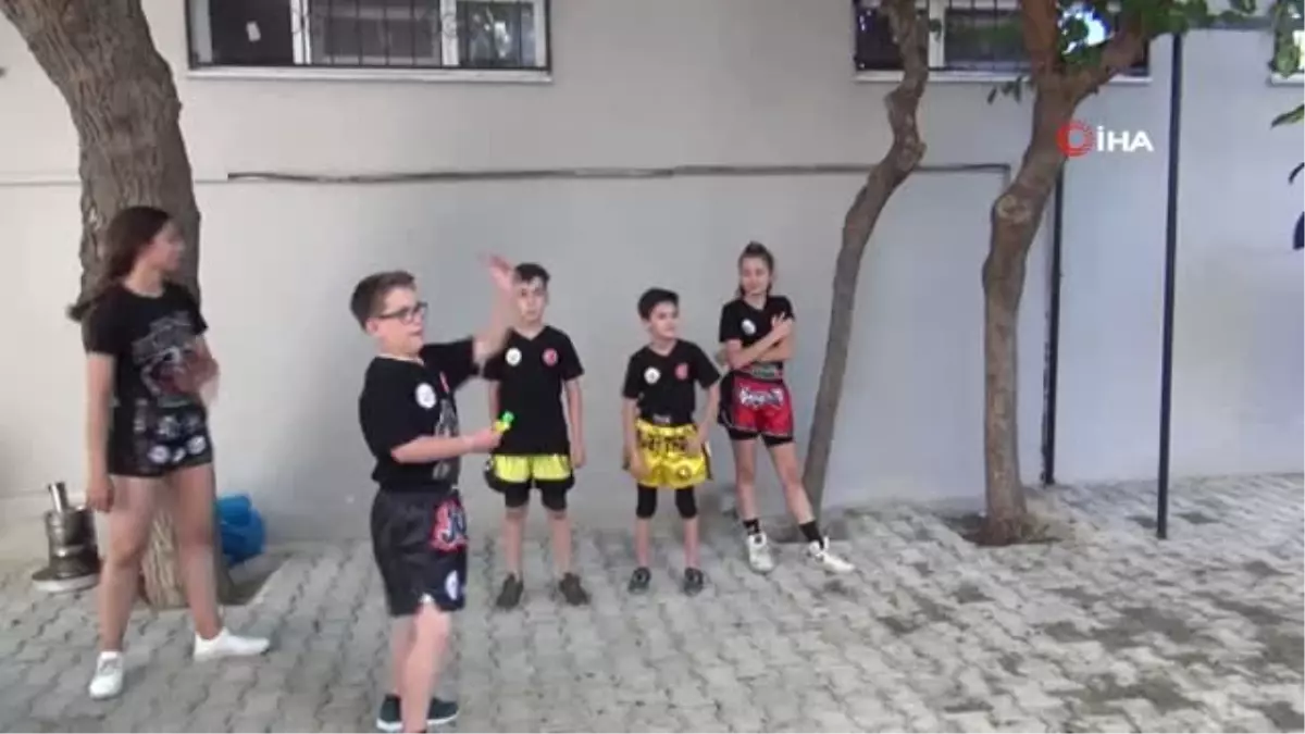 Dövüşü sanatla buluşturdular