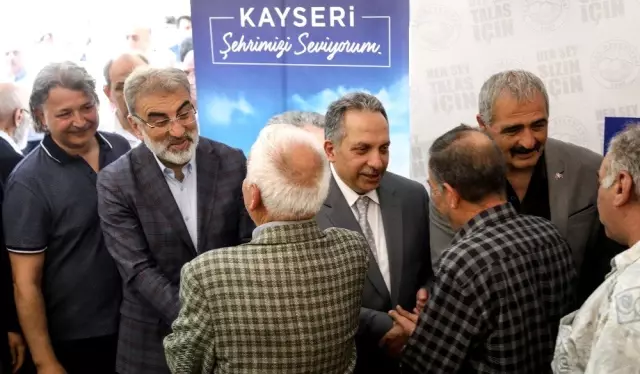 Talas'ta Taner Yıldız'lı İlçe Bayramlaşması