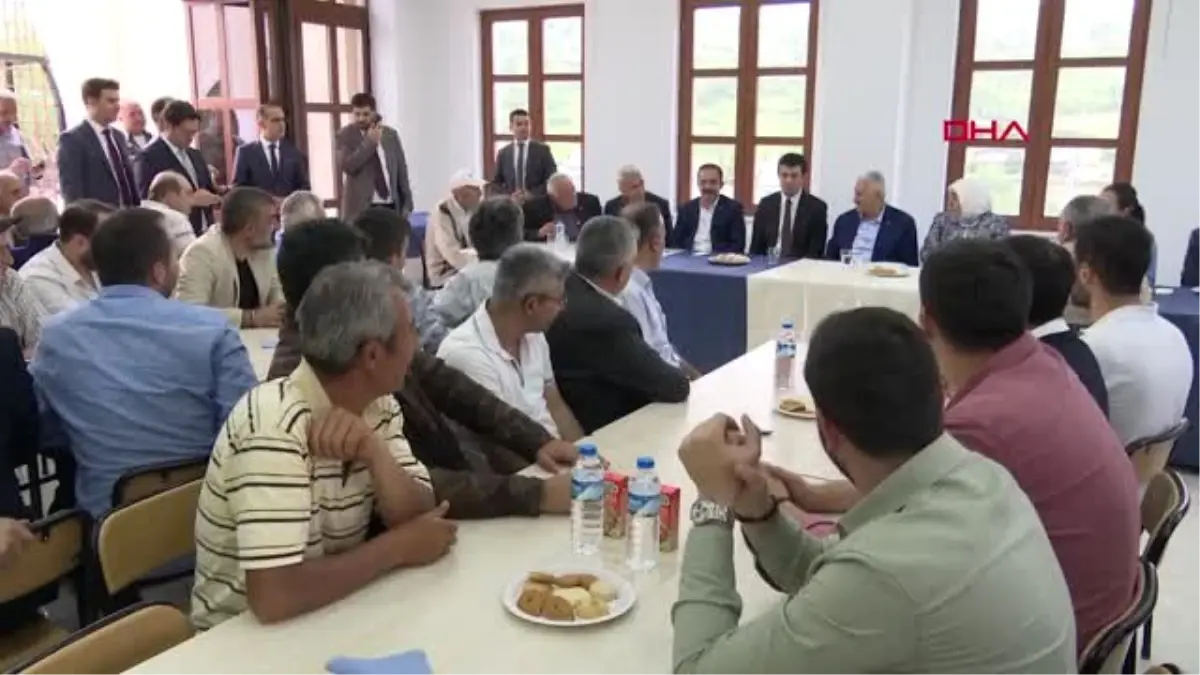 BİNALİ YILDIRIM'DAN BABA OCAĞINA SÜRPRİZ ZİYARET