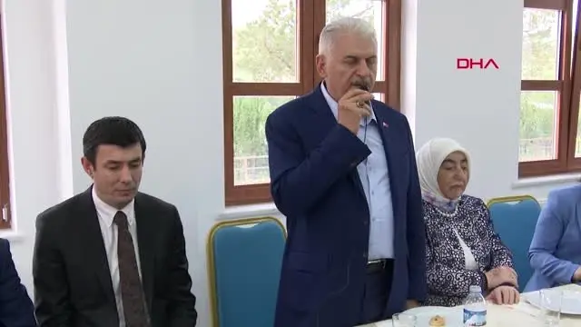 BİNALİ YILDIRIM'DAN BABA OCAĞINA SÜRPRİZ ZİYARET