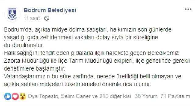 Bodrum'da 50'nin üzerinde kişi midye yedikten sonra rahatsızlandı