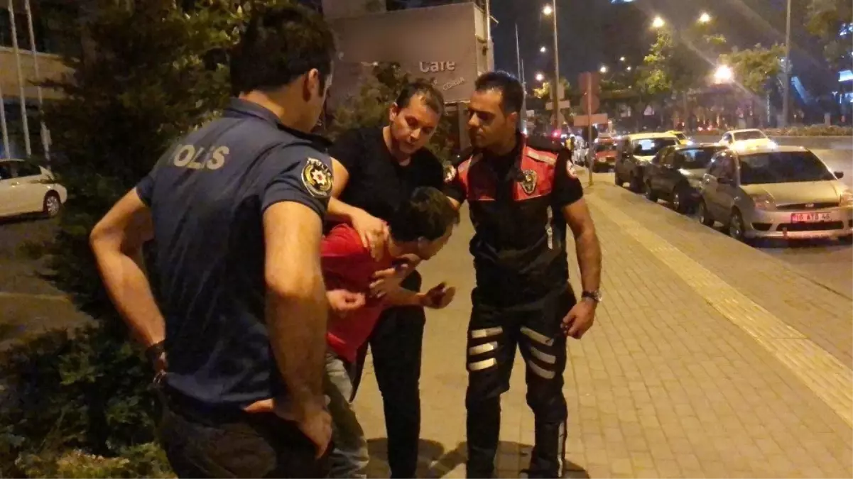 Dışarıda darp edildi çorbacıyı basıp 'Beni siz dövdünüz' diyerek taşkınlık çıkardı