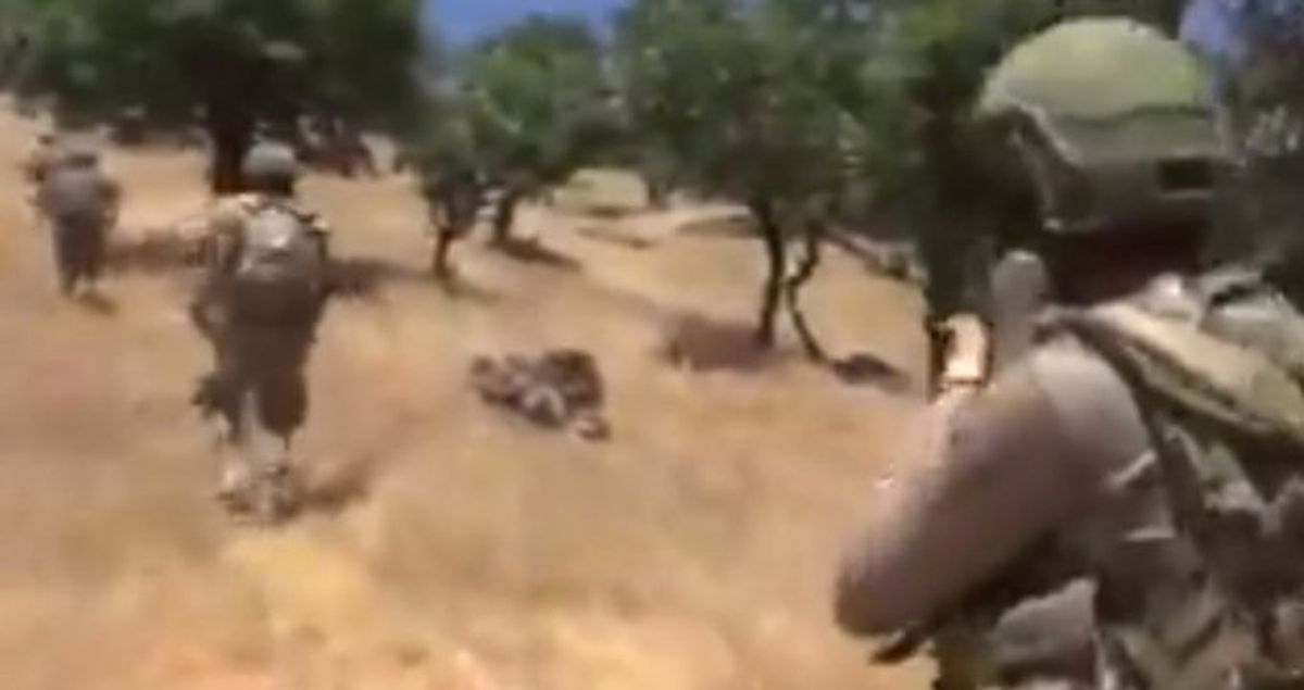 Pençe Harekâtı'na katılan komandoların görüntüsü