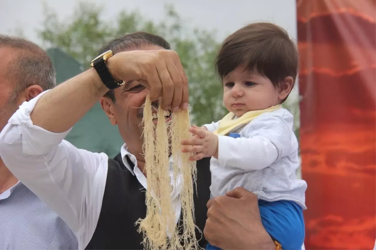 Kadayıfın ilk yapıldığı köyde 'En tatlı festival'