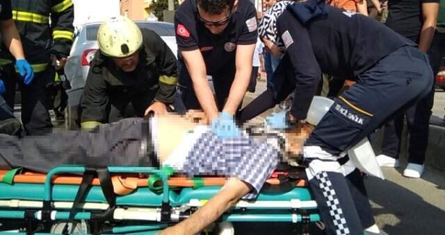 Kalp krizi geçiren sürücü otobüse çarptı: 1 ölü