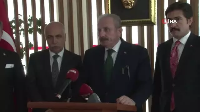 TBMM Başkanı Mustafa Şentop, CHP Milletvekili Kazım Arslan'ın cenaze töreni sonrası konuştu