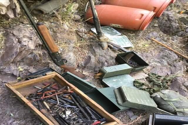 Pençe Harekatı'nda PKK'ya ait 4 girişli 13 odalı sığınak imha edildi