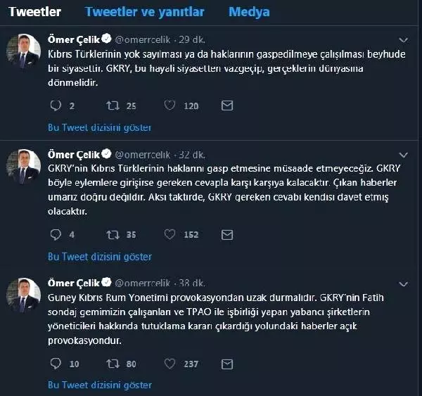 AK Parti'li Çelik'ten GKRY'ye tepki