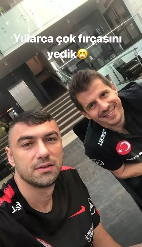 Burak Yılmaz'dan esprili 'fırça' paylaşımı Burak Yılmaz'dan esprili 'fırça' paylaşımı