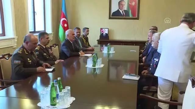 Milli Savunma Bakanı Akar, Nahçıvan Özerk Cumhuriyeti Meclis Başkanı Talibov ile görüştü