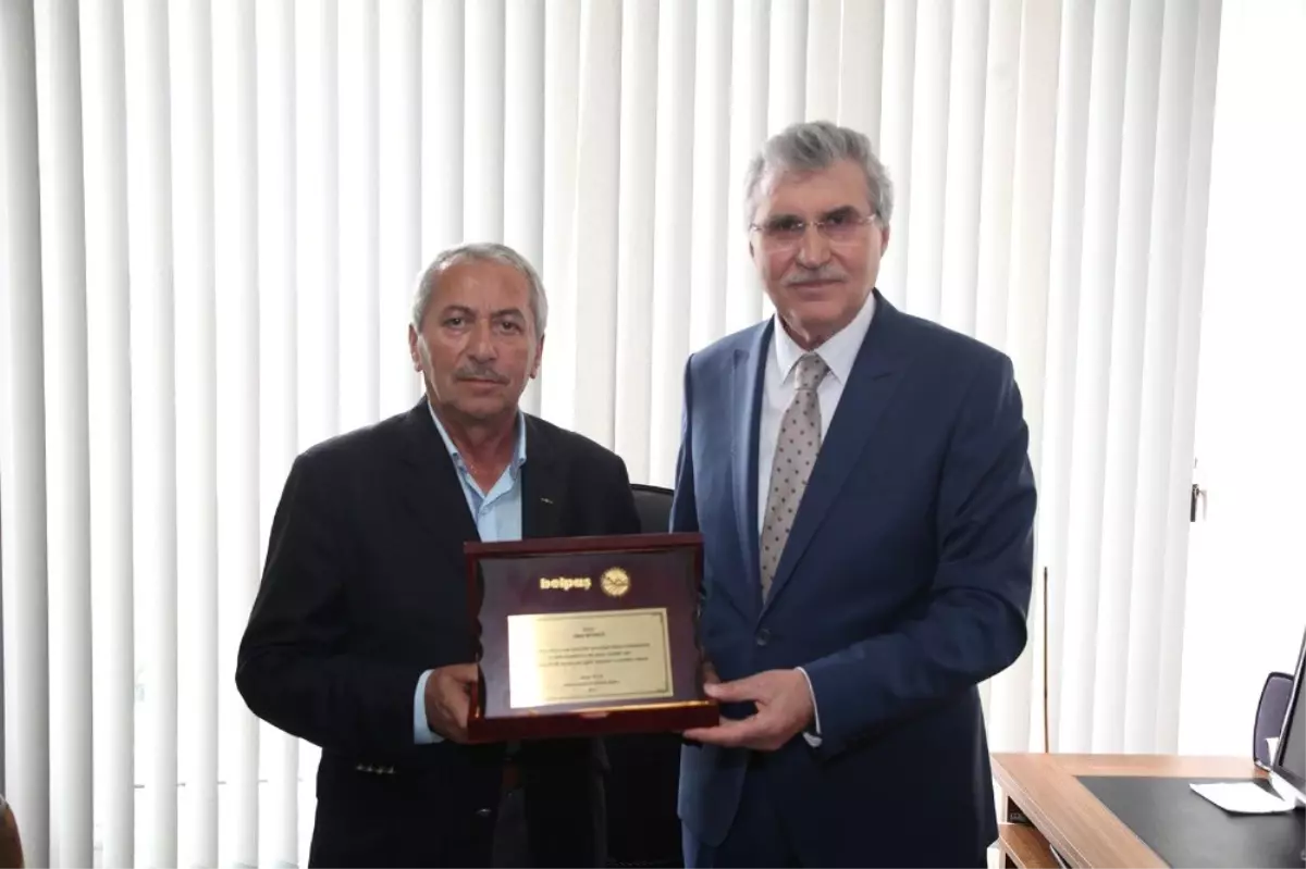 Başkan Yüce, Belpaş'ta düzenlenen devir teslim törenine katıldı