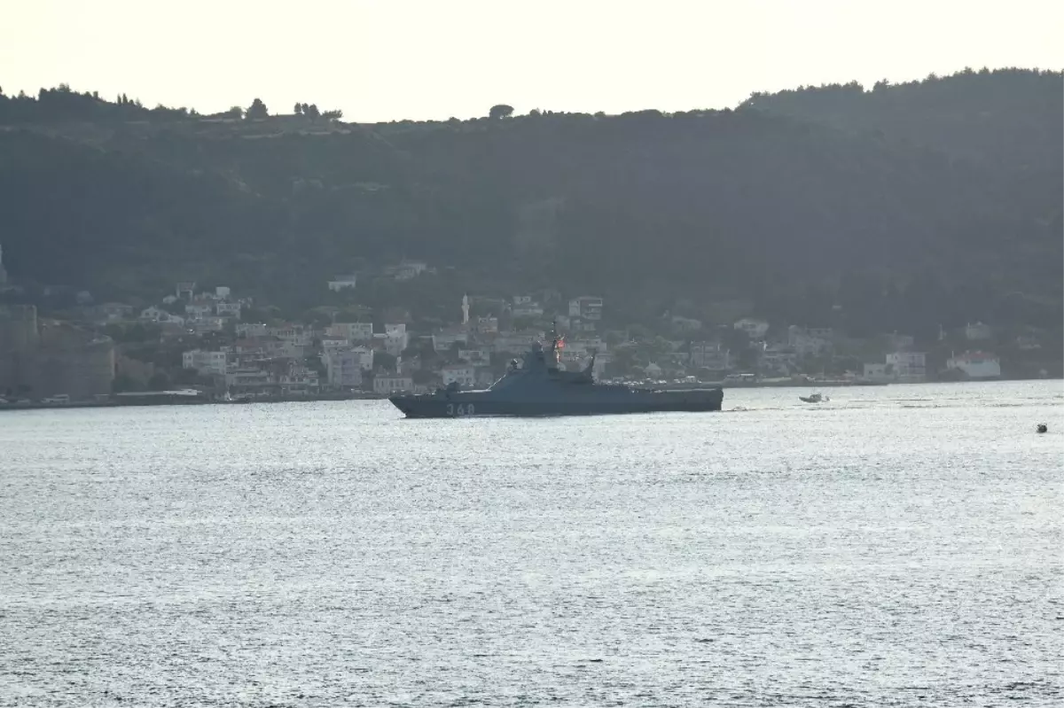 Rus savaş gemisi 'Vasily Bykov' Akdeniz'e iniyor