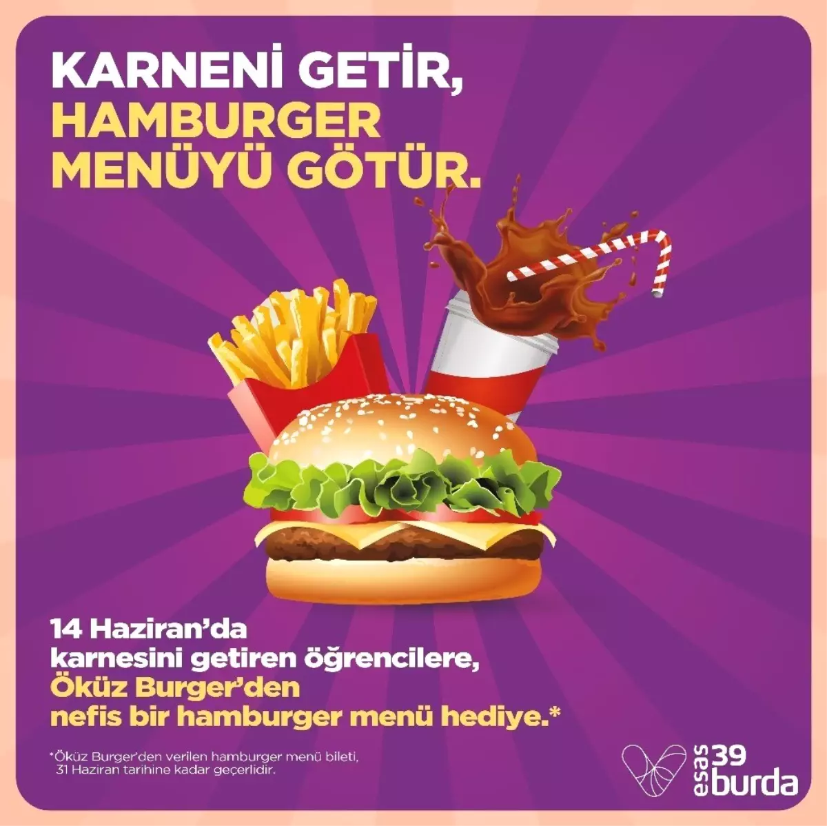 39Burda'dan lezzetli karne sürprizi