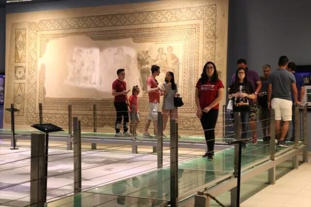 Dünyaca ünlü Zeugma Mozaik Müzesini bayramda 22 bin kişi ziyaret etti