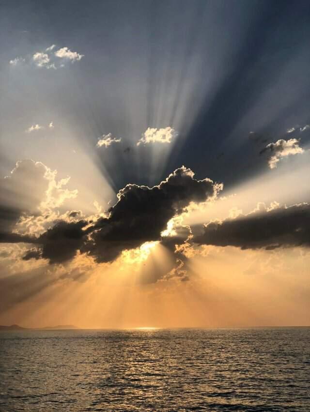 Gün batımıyla ortaya çıkan Türkiye haritası görenleri duygulandırdı