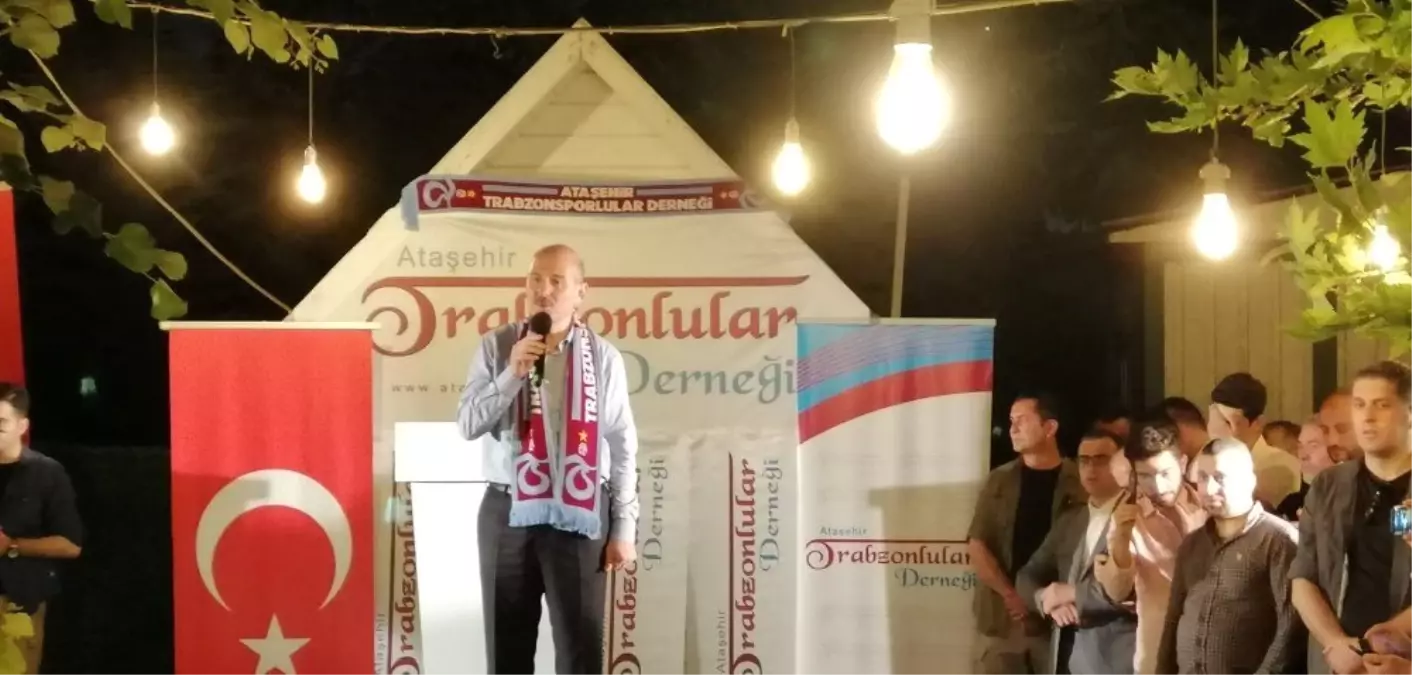 Bakan Soylu Trabzonlularla Ataşehir'de bir araya geldi