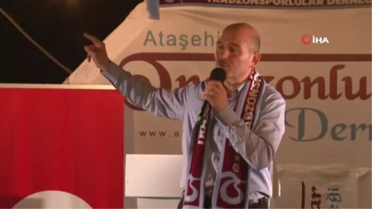 Bakan Soylu, Trabzonlularla Ataşehir'de bir araya geldi