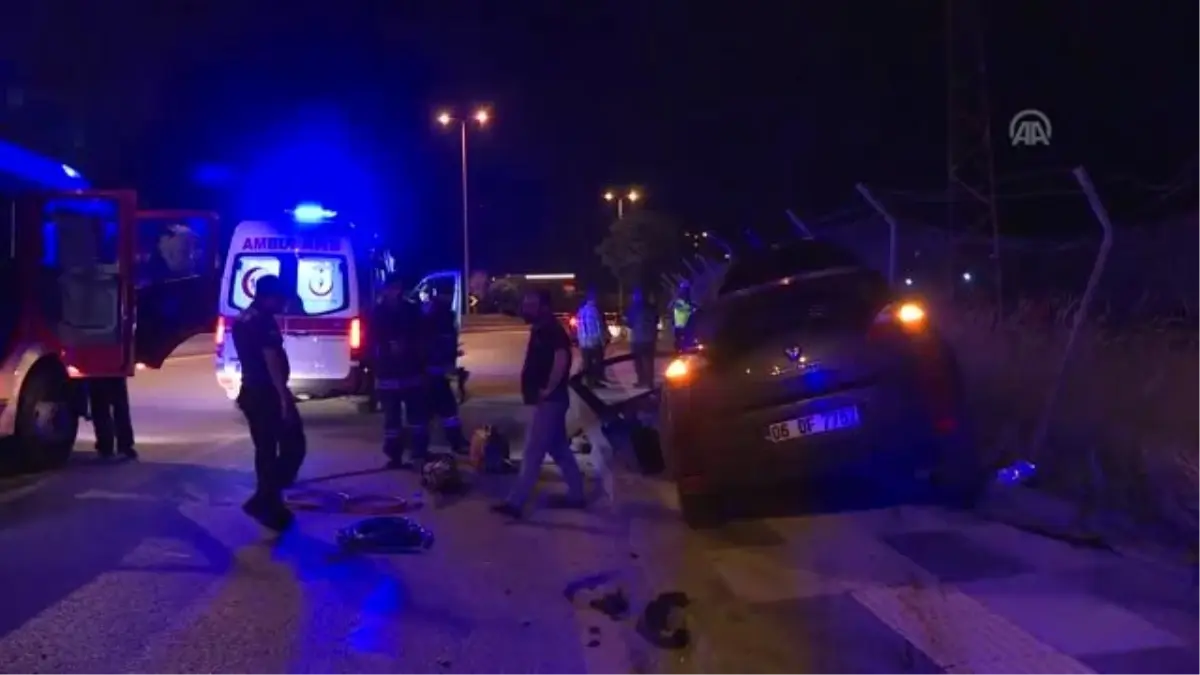 Başkentte trafik kazası: 2 yaralı