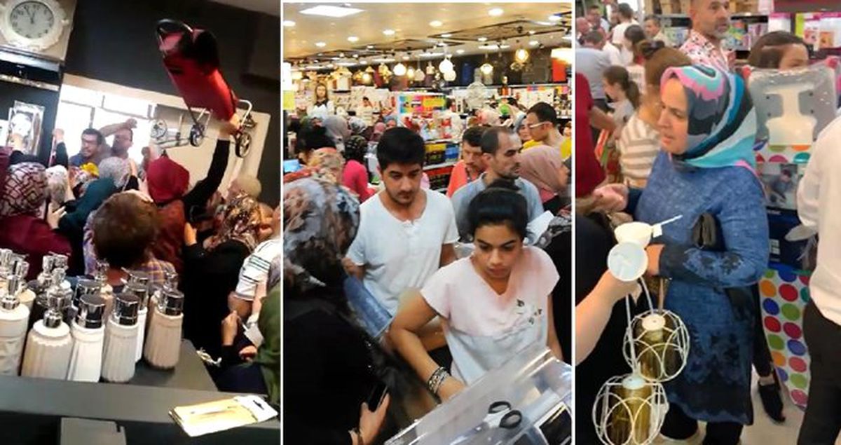 Bursalı firma yeni mağazasının açılışında ürünleri 10 yıl önceki fiyatlarla satışa sununca izdiham yaşandı