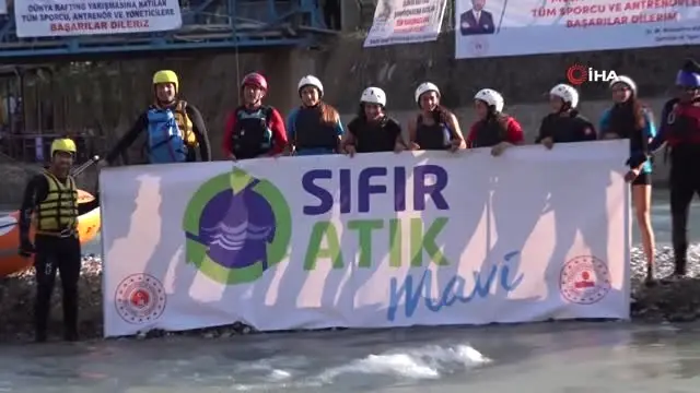 Dünya Rafting Şampiyonası'nda 'Sıfır Atık Mavi' projesine destek Dünya Rafting Şampiyonası'nda 'Sıfır Atık Mavi' projesine destek