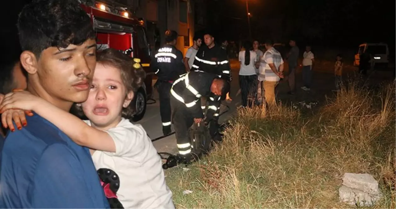 Korku dolu anlar! Yangında, balkona sığınan anne ve çocuklar canlarını zor kurtardı